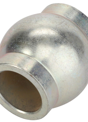 Available product: AGCO | Ball - Fel151628, a metal spherical pipe fitting with a central cavity and openings at both ends.