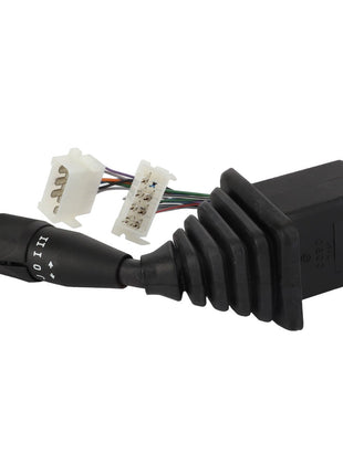 The AGCO Windshield Wiper Switch (model Acw2502930), branded by AGCO, includes a black rubber boot and multiple colored wires connected to white plastic connectors. Currently, no detailed product description is available.