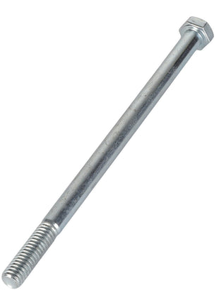 Introducing the AGCO HEXAGONAL HEAD BOLT - ACP0061400, a steel hex bolt that combines a threaded end with a smooth shank for versatile applications.