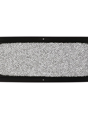 The AGCO Filter - Acx305367A is a rectangular foam air filter housed in a sleek black plastic frame featuring multiple mounting holes for easy installation.