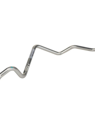 The AGCO Tube - Acw064531A is a curved, metallic pipe with connectors on both ends, designed for fluid transmission in mechanical systems. Currently, no additional product description information is available.