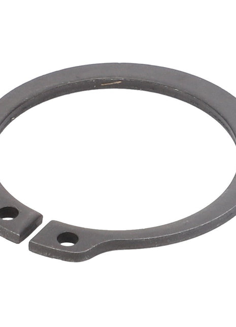 A metal AGCO Circlip with two small holes at the ends, model number 3008599X1.