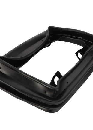 Introducing the AGCO Bellows - F205500035200, a black rubber automotive window seal with a rectangular shape and hollow center, expertly designed for vehicle installation. Additional product details are not available at this time.