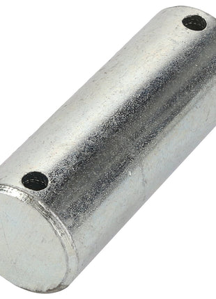 A cylindrical metal rod with two small holes on opposite ends. Current product description: "AGCO | Pin - Acp0027680" by AGCO.