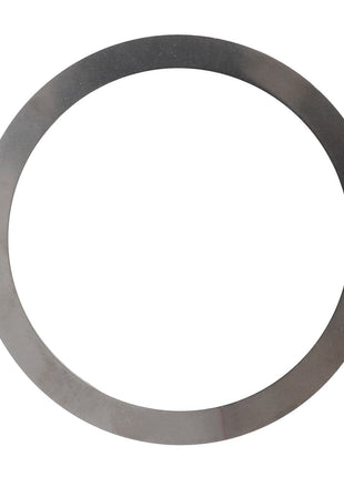 AGCO Shim - F334310020080, a circular metal washer with a hollow center, is set against a pristine white background.