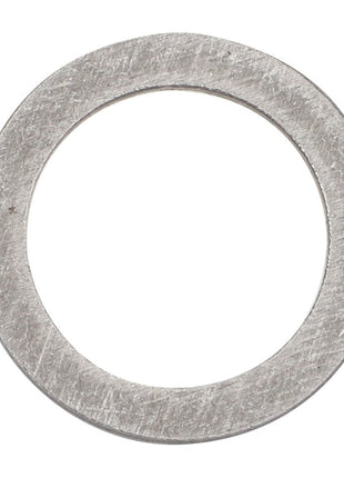 A detailed image of the AGCO O-RING - V221790, featuring a metallic appearance with a smooth surface and a central circular hole, designed for use in mechanical assemblies. No current product description information is available.