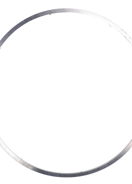 A sleek AGCO compensating ring (product code: F100002232963) with a metallic finish, featuring a smooth outer edge and a subtly ridged inner edge, set against a pristine white background.