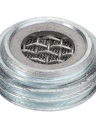 Close-up of the AGCO | Filter - Acw0532340, featuring a metallic round mesh design with threaded edges. No current product description information is available.