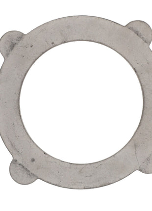 The AGCO | Disc - Acp0367390 is a metal round flat object featuring three small protruding tabs evenly spaced along its outer edge. No additional product description available for this AGCO branded item.