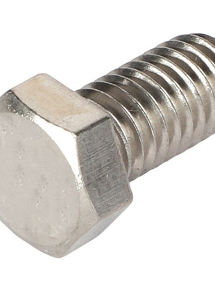 Close-up image of the AGCO SCREW - AG000071 hex bolt with threading on the shaft. For ordering information or assistance, please contact our support team.