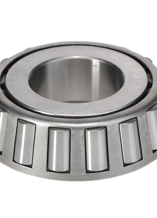 Product Name: AGCO | BEARING CONE - AG333302

Description: A tapered roller bearing with a metal casing, featuring cylindrical rollers arranged in a conical shape. No current product description information is available.