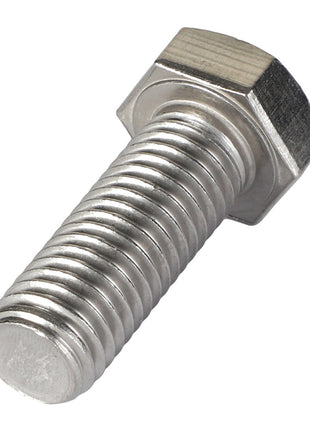 A close-up image of the AGCO BOLT - AG123272, featuring a silver hex bolt with a threaded shaft and a six-sided head. No current product description information is available.