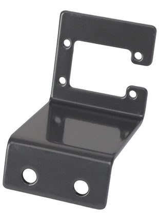 The AGCO | SUPPORT - ACW0473710 is a black metal bracket featuring multiple holes, specifically designed for mounting or attachment purposes. Further product description details are currently unavailable.