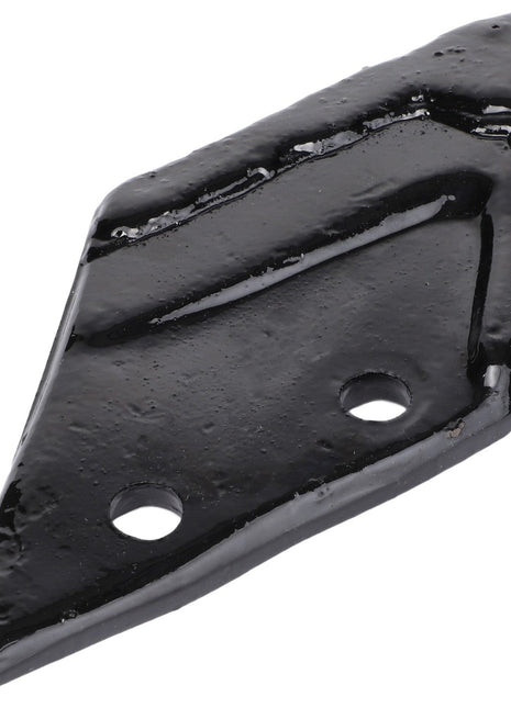 The AGCO | POINT - EP6168, a black, irregularly shaped metal bracket featuring two round holes, is shown against a white background. No current product description information is available.