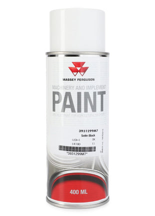 AGCO | Mf Satin Black 400Ml Aerosol - 3931299M7 - Farming Parts