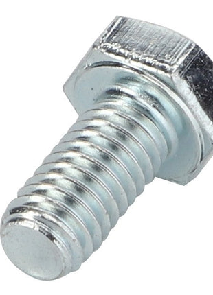 Close-up image of an AGCO SCREW - AL5002033 featuring a silver hex bolt with a threaded shaft and a hexagonal head. No current product description information available.