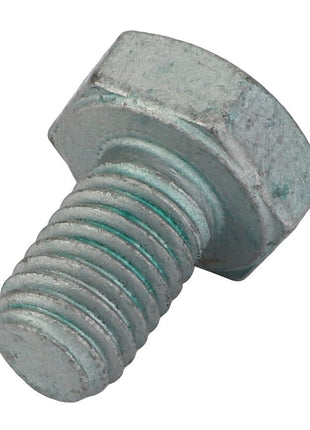 A close-up image of the AGCO Hexagonal Head Bolt - F530200090010, showcasing its precisely threaded shaft and hexagonal head. No current product description available.