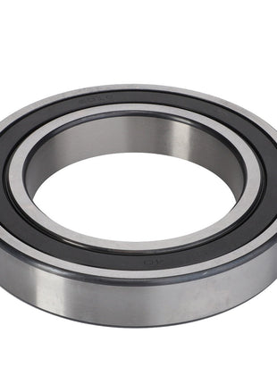 The AGCO | Ball Bearing - D41616000, manufactured by AGCO, is a metal circular bearing featuring inner and outer rings. It is designed to facilitate rotational or linear movement in machinery with minimal friction, ensuring optimal performance.