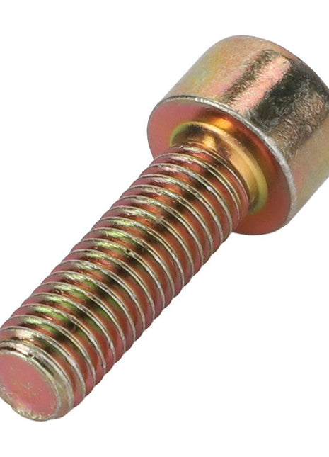 A bronze-colored hexagonal bolt, identified as the AGCO HEX SOCKET SCREW - D40690400, with a threaded shaft and flat end, shown against a white background. No current product description information is available.