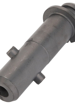 The AGCO PIN - AL10570087 is a cylindrical metal component featuring a flanged rim and protruding elements, likely designed as part of a larger mechanical or industrial assembly.