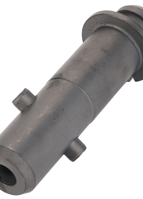 The AGCO PIN - AL10570087 is a cylindrical metal component featuring a flanged rim and protruding elements, likely designed as part of a larger mechanical or industrial assembly.