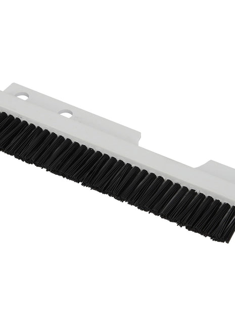 A white plastic cleaning brush featuring black bristles and two mounting holes is currently available, but specific product description details are not provided. This is similar to AGCO's rigorously designed products like the WARNING DECAL - ACP0538200.