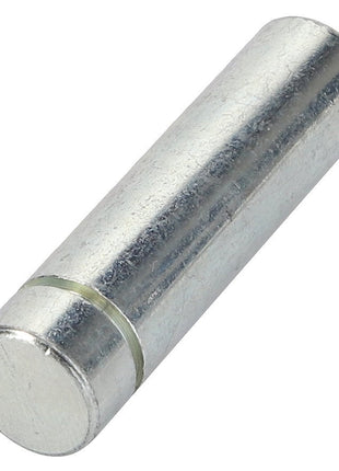 A sleek, cylindrical metal rod with a smooth surface and a single, precise indented line near one end, branded as the AGCO Pin - Acp0279240 by AGCO.