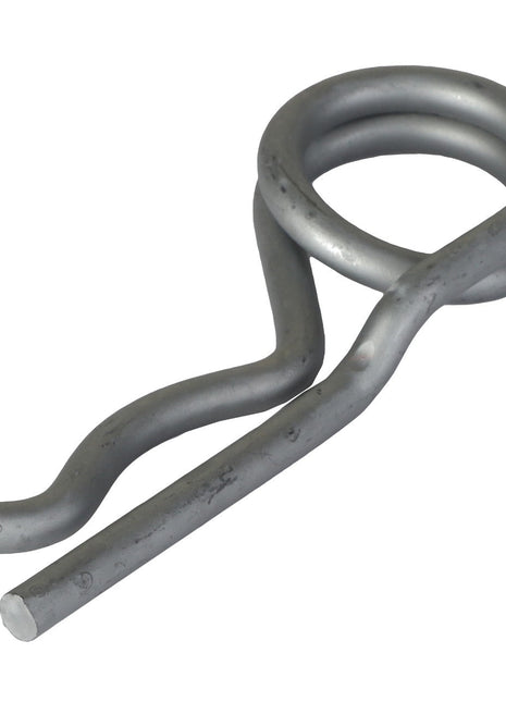 A close-up of the AGCO Retaining Pin - Acw5788440, featuring a circular loop and two bent ends.