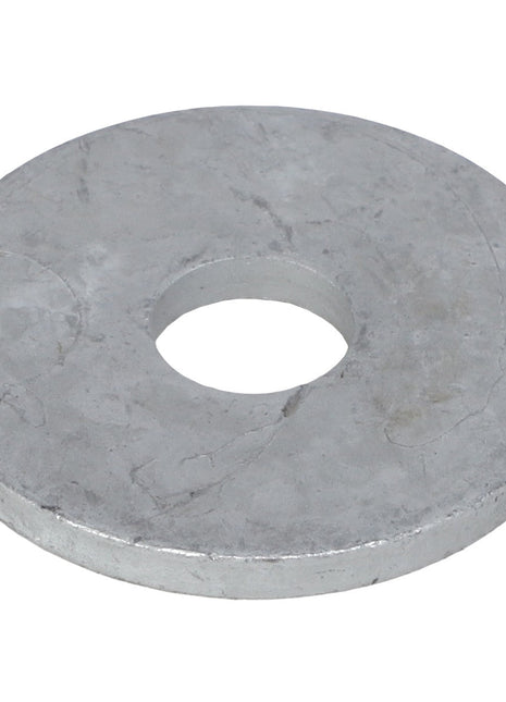 The AGCO Flat Washer - Acw1063950 is a flat, circular metal washer with a central hole, typically used to distribute the load of a threaded fastener. No current product description information is available.