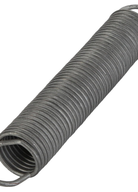 Image of the AGCO SPRING - AL1101032, a coiled metal spring with hooks on both ends from the AGCO brand. No current product description available.