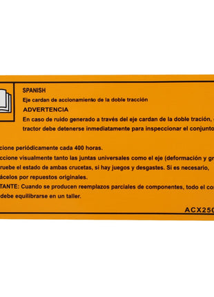 AGCO | Decal - Acx2509070 - Farming Parts