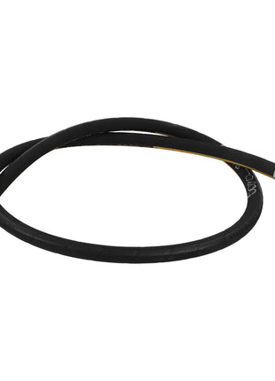 Hydraulic hose, model D49080192 by AGCO, featuring a black coiled design with metal connectors on both ends. Further product description information is not currently available.