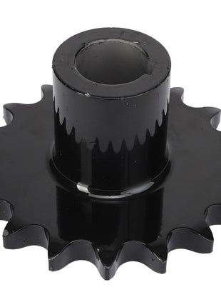 A black metal sprocket named AGCO | Sprocket - Acx0054110, produced by AGCO, features 13 teeth and a central hole for mounting. No additional product description information is currently available.