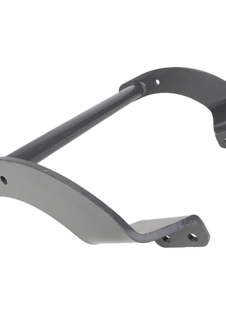 The AGCO GRILL GUARD - AL10417630 is a curved metal bracket with holes on each end, designed for mounting or support purposes. No current product description information available.