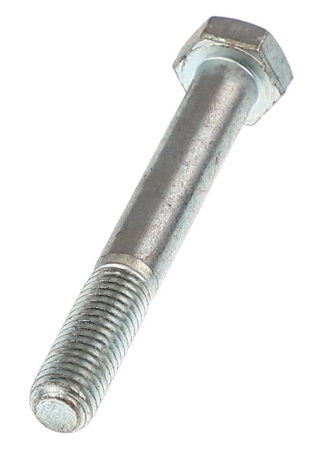 Displayed against a plain white background is the AGCO | HEXAGONAL HEAD BOLT - 0901-11-49-00, a metallic hex bolt with a threaded end used for fastening items together.
