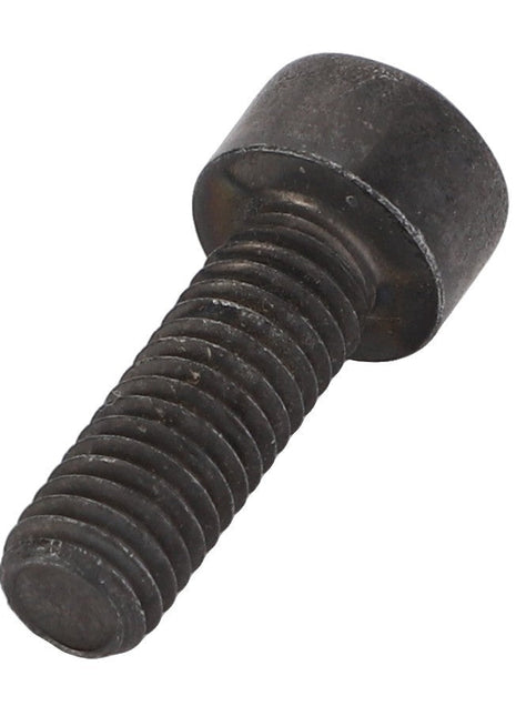 The AGCO Bolt - Acp0348650 is a black steel hex socket cap screw with a threaded body and cylindrical head. No current product description available.