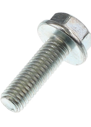 A product named AGCO | SCREW - AL5006018 from the brand AGCO is a hex head screw with a partially threaded shaft and a flat washer base. Currently, there is no available product description information.
