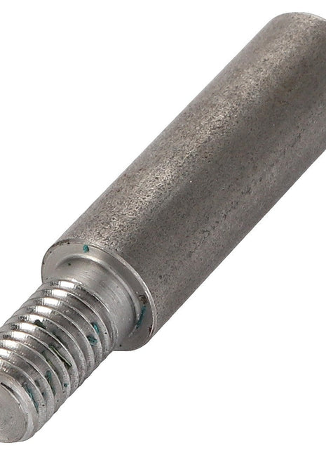 An AGCO Pin - La300138006 featuring a smooth cylindrical body and a robust threaded end.