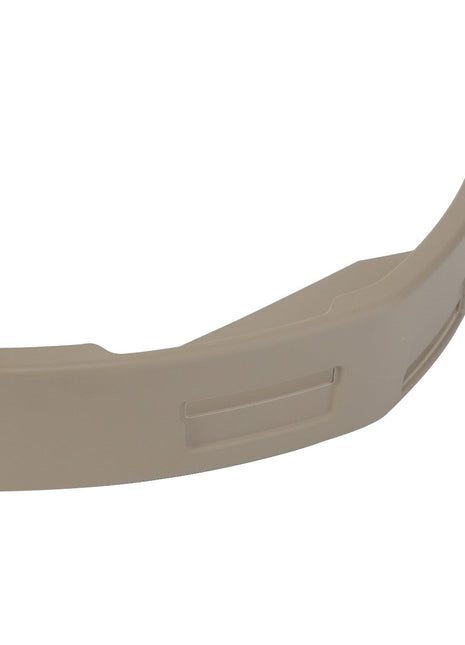 Product Name: AGCO | Cap - Acw076905A  
Brand Name: AGCO

A plastic armrest replacement part, beige in color, featuring a curved design with rectangular cutouts.