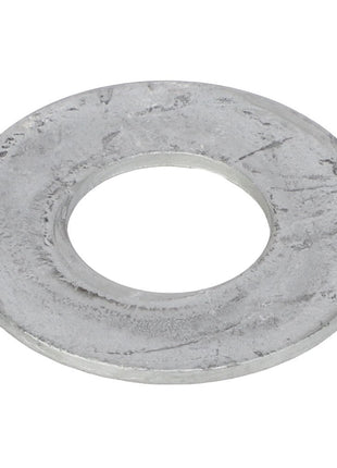 The AGCO | FLAT WASHER - K4666 is a metallic washer featuring a central circular hole and a textured surface. Unfortunately, no additional product description information is available at this time.
