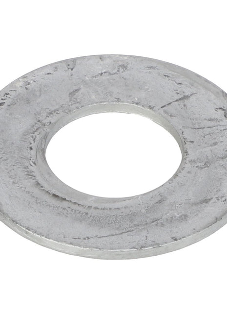 The AGCO | FLAT WASHER - K4666 is a metallic washer featuring a central circular hole and a textured surface. Unfortunately, no additional product description information is available at this time.