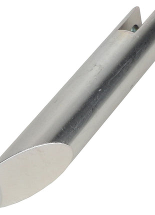 The AGCO | PIN - AL60009534 is a cylindrical metal component featuring one flattened end and a hole near the opposite rounded end. Unfortunately, no additional product description information is currently available.