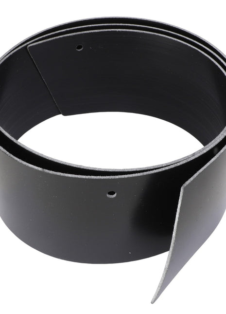 No current product description is available for the AGCO | Pan Seal - Acw921556A by AGCO, but it features a coiled black plastic strip with two small holes near one end.