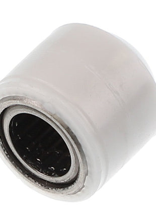 A close-up image of the AGCO Roller Bearing - Acw1024200, featuring an inner metallic structure and an outer white plastic casing. No current product description information is available.