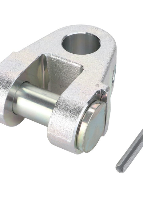 No current product description information is available for the AGCO KIT - F737870051020, which includes a pin, bolt, and set screw laid beside it on a white background.