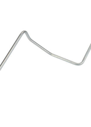 The AGCO | Tube - Acx2773190, crafted by AGCO, is a silver metal pipe featuring bends and threaded connectors at both ends. It is commonly used in automotive or mechanical applications, with craftsmanship that ensures durability and reliability in high-stress environments.