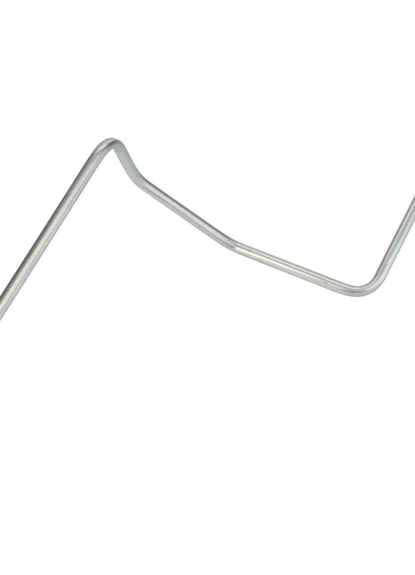 The AGCO | Tube - Acx2773190, crafted by AGCO, is a silver metal pipe featuring bends and threaded connectors at both ends. It is commonly used in automotive or mechanical applications, with craftsmanship that ensures durability and reliability in high-stress environments.