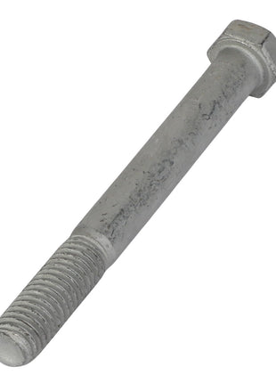 A close-up of the AGCO | HEXAGONAL HEAD BOLT - AG553409, showcasing its silver finish and visible threading at one end. No current product description information is available.