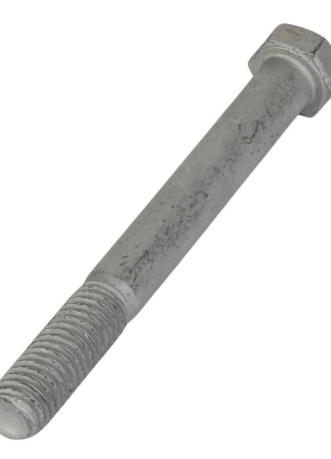 A close-up of the AGCO | HEXAGONAL HEAD BOLT - AG553409, showcasing its silver finish and visible threading at one end. No current product description information is available.