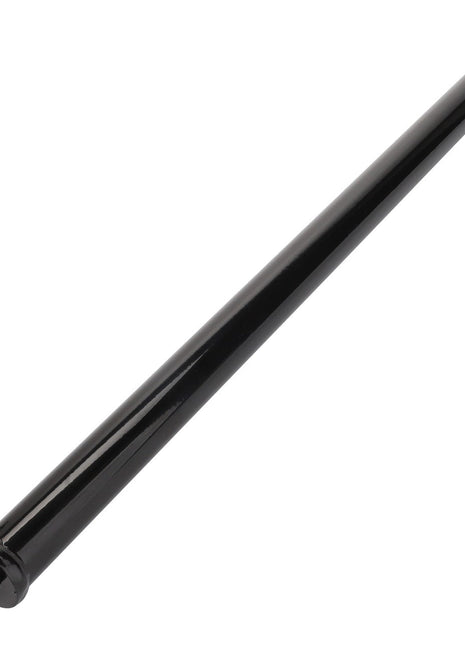 The AGCO Beam - Acw8493870, a black cylindrical rod featuring threads on one end and a hexagonal cap on the other, is set against a pristine white background.